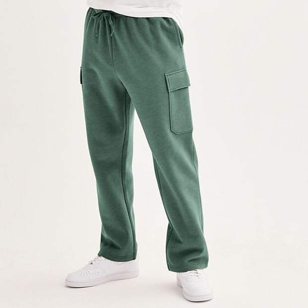 Men's Tek Gear® Ultra Soft Fleece Open Bottom Relaxed Cargo