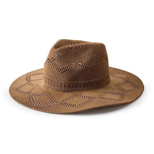 Cotton Knit Panama Hat