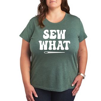 Plus Sew What Graphic Tee