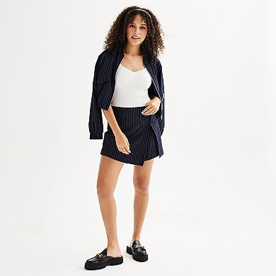 Juniors' SO® Sleeveless Sweater Bodysuit