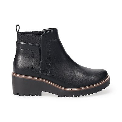 Sonoma Goods For Life® Wedge Gore Women's Ankle Boots