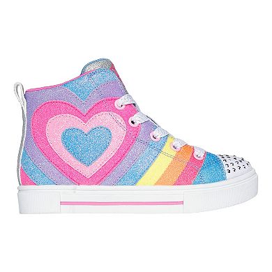 Skechers Twinkle Toes Twinkle Sparks Heart Pop Girls' Sneakers