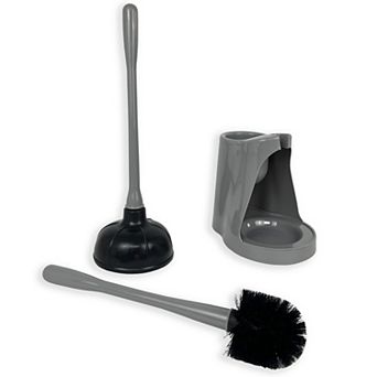Popular Bath Blake Toilet Plunger, Brush, & Stand Set