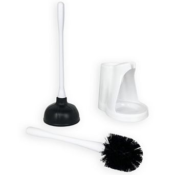 Popular Bath Blake Toilet Plunger, Brush, & Stand Set