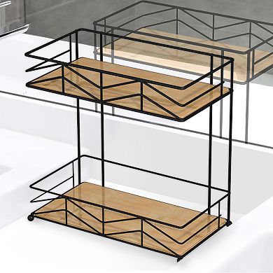Popular Bath Woodmont 2-Tier Shelf Tower Caddy