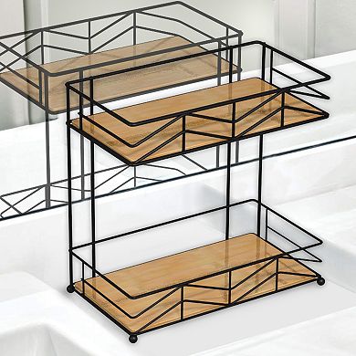 Popular Bath Woodmont 2-Tier Shelf Tower Caddy