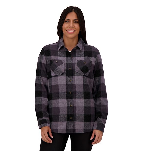 【Muleau】　鈴本美愉　Unisex Plaid Shirt Yaitte BRAEMAR - Oversized Grey Melange Plaid Flannel