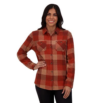 【BAON】[unisex] Ryokoni Color Check Over Shirt Women's ZeroXposur Billy Brushed Knit Plaid Shirt