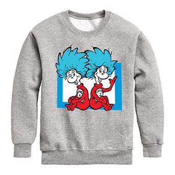 Boys 8-20 Dr. Seuss The Cat in the Hat Thing 1 & Thing 2 Fleece Sweatshirt