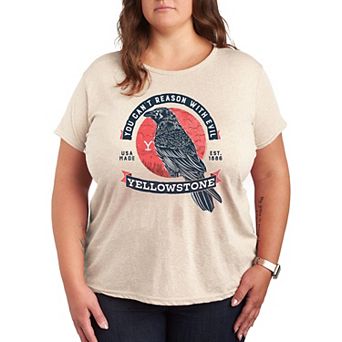 Plus Yellowstone Can't Reason Evil Graphic Tee