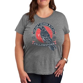 Plus Yellowstone Can't Reason Evil Graphic Tee