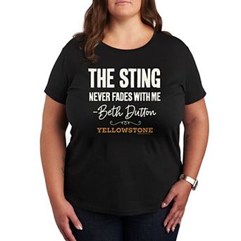 Plus Yellowstone Sting Never Fades Graphic Tee