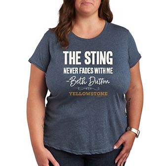 Plus Yellowstone Sting Never Fades Graphic Tee