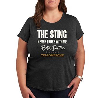 Plus Yellowstone Sting Never Fades Graphic Tee