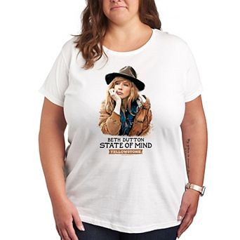 Plus Yellowstone Beth State Of Mind Graphic Tee