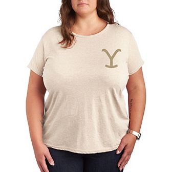 Plus Yellowstone Y Brand Graphic Tee