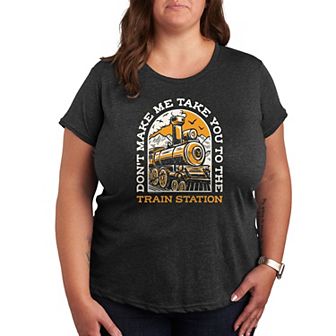 Plus Yellowstone Don't Make Me Graphic Tee