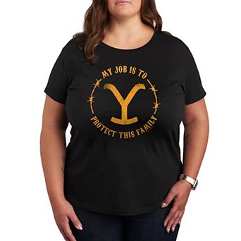 Plus Yellowstone Protect This Family Graphic Tee