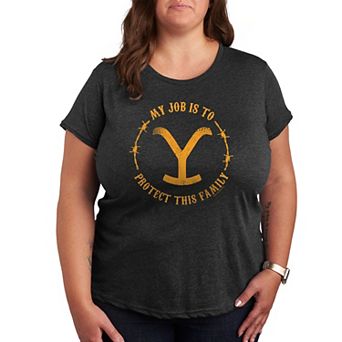 Plus Yellowstone Protect This Family Graphic Tee