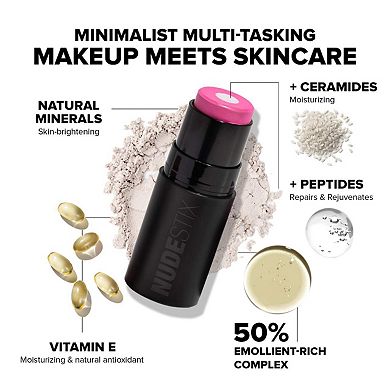 Nudies Matte + Glow Core All Over Face Plumping Peptide Blush