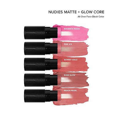 Nudies Matte + Glow Core All Over Face Plumping Peptide Blush