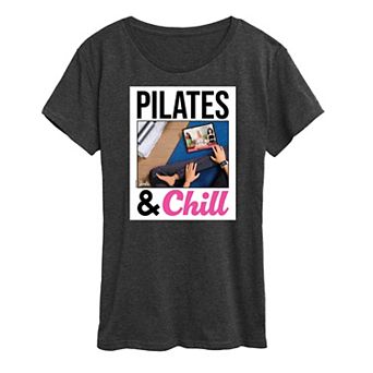 Women's Barbie® Pilates And Chill Graphic Tee