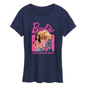 Women's Barbie® Love Friends Unity Graphic Tee