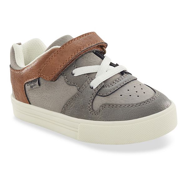 OshKosh B’gosh® Isak Toddler Boy Slip-On Sneakers - Gray Brown (4 T)