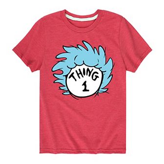 Boys 8-20 Dr. Seuss The Cat in the Hat Thing 1 Graphic Tee