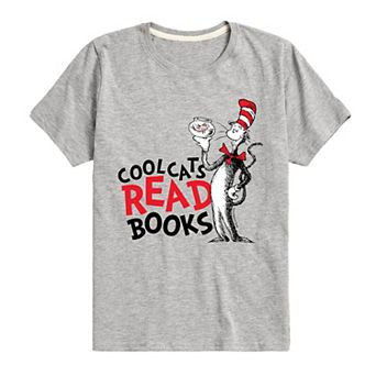 Boys 8-20 Dr. Seuss The Cat in the Hat Cool Cats Read Books Graphic Tee