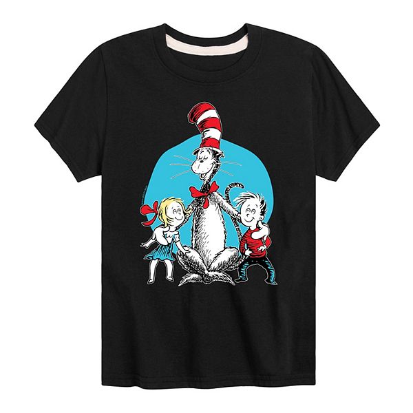 Boys 8-20 Dr. Seuss The Cat in the Hat The Cat & The Kids Graphic Tee