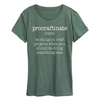 Women's Procraftinate Definition Graphic Tee