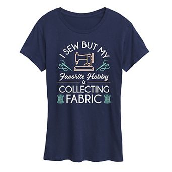 Women's My Hobby Is Collecting Fabric Graphic Tee