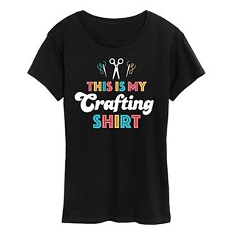 Women's This Is My Crafting Shirt Graphic Tee