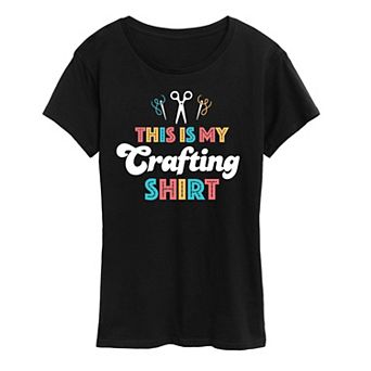 Women's This Is My Crafting Shirt Graphic Tee