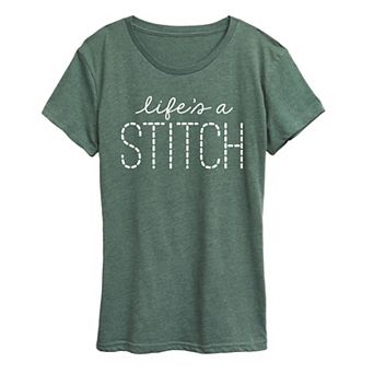 Women's Life's A Stitch Graphic Tee