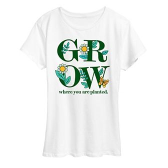 Women's Grow Where You Are Planted Graphic Tee