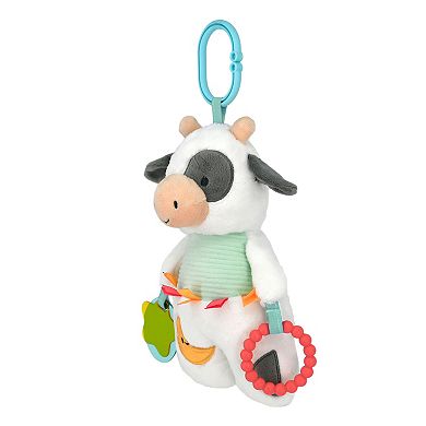 Carter's Infant & Toddler Cow Toy with Teething Ring