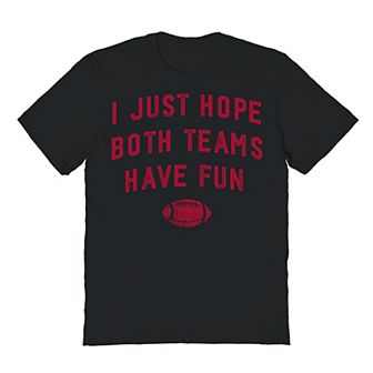 Men's Duke & Sons I Just Hope Both Teams Graphic Tee