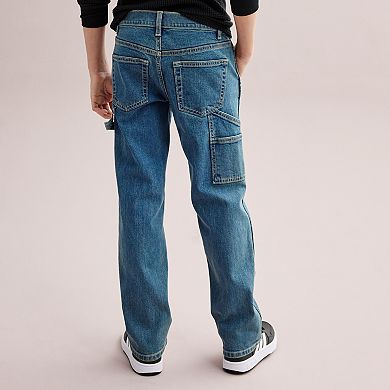 Boys 7-20 Sonoma Goods For Life® Flexwear Straight Fit Carpenter Jeans