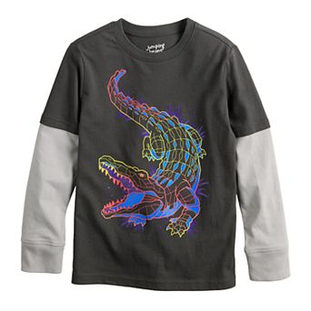 Boys 4-12 Jumping Beans® Long Sleeve Skater Graphic Tee