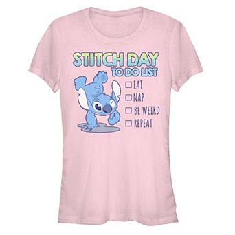 Disney's Lilo & Stitch To Do List Stitch Juniors' Graphic Tee