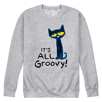 Men's Pete the Cat Its All Groovy Fleece Sweatshirt