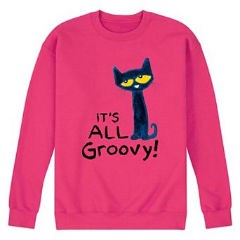 Men's Pete the Cat Its All Groovy Fleece Sweatshirt