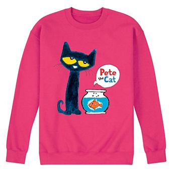 Men's Pete the Cat Pete and Goldfish Fleece Sweatshirt