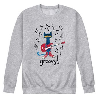 Men's Pete the Cat Guitar Groovy Fleece Sweatshirt