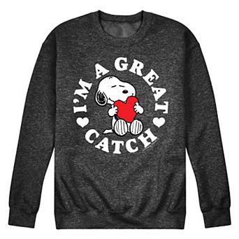 Men's Peanuts Great Catch Fleece Sweatshirt