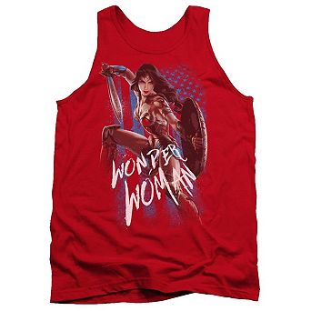 Wonder Woman Movie American Hero Adult Tank Top