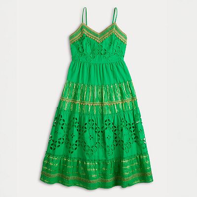 【美品1回のみ使用】green clothing over mitt XL Basil green gathered midi dress – World of Crow