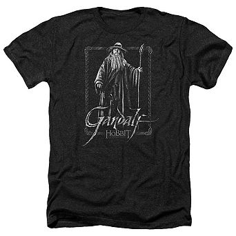 The Hobbit Gandalf Stare Adult Heather T-shirt